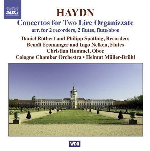 the album cover for Cologne Chamber Orchestra - Concerto for Two Lire Organizzate