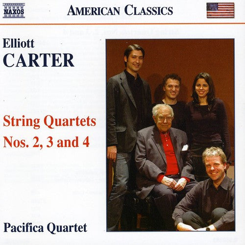 the album cover for Pacifica Quartet - String Quartets Nos. 2 3 & 4