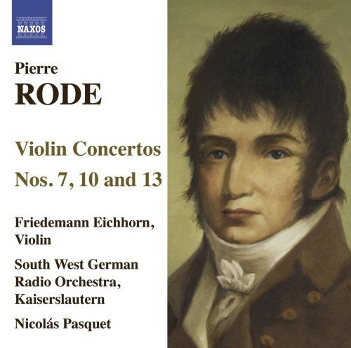 the album cover for Friedemann Eichhorn - Violin Concertos 7 10 & 13