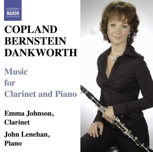 the album cover for EMMA JOHNSON - Music for Clarinet & Piano