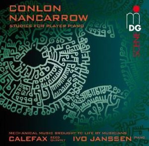 the album cover for C. NANCARROW - Studies for Player Piano Arranged for Wind Quintet