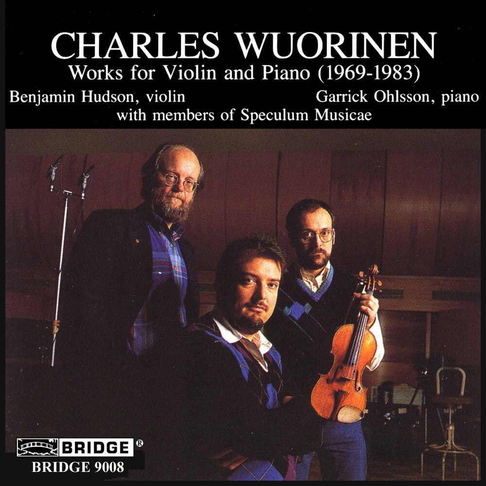 the album cover for Benjamin Hudson - Works for Violin & Piano