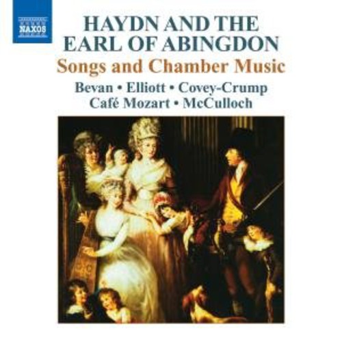 the album cover for Café Mozart - Haydn & the Earl of Abingdon / Various