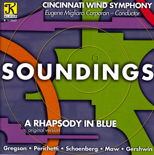 the album cover for Cincinnati Wind Symphony - Soundings