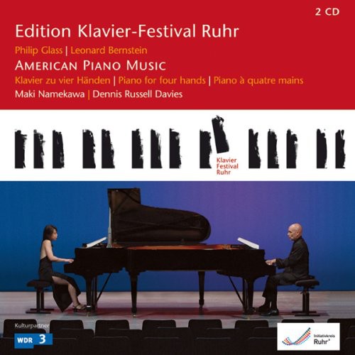 the album cover for Dennis Russell Edavies - American Piano Music