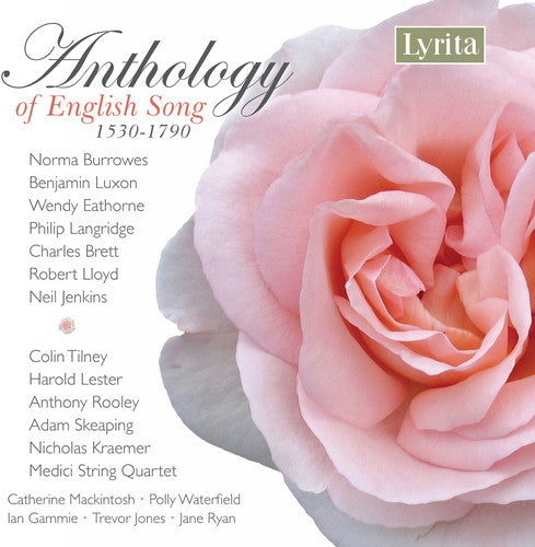 the album cover for Various Artists - Anthology of English Song 1530-1790 / Various
