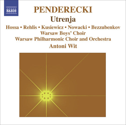 the album cover for Antoni Wit - Utrenja