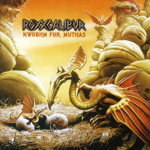 the album cover for Roxxcalibur - Nwobhm for Muthas
