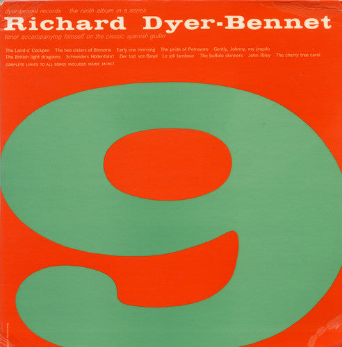 the album cover for Dyer-Richard Bennet - Vol. 9