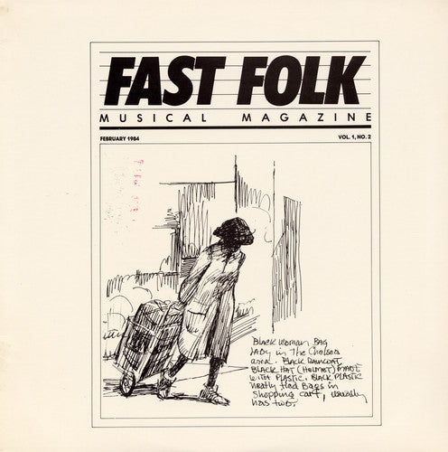 the album cover for Various Artists - Fast Folk Musical Magazine (2) 1 / Various