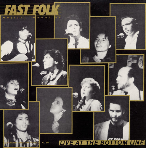 the album cover for Various Artists - Fast Folk Musical Magazine (6) Live at 3 / Various
