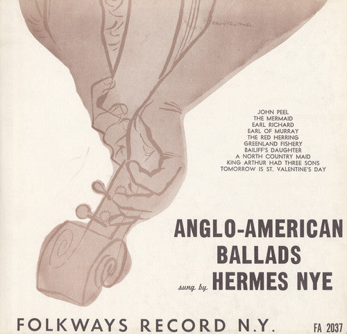 the album cover for Hermes Nye - Anglo-American Ballads
