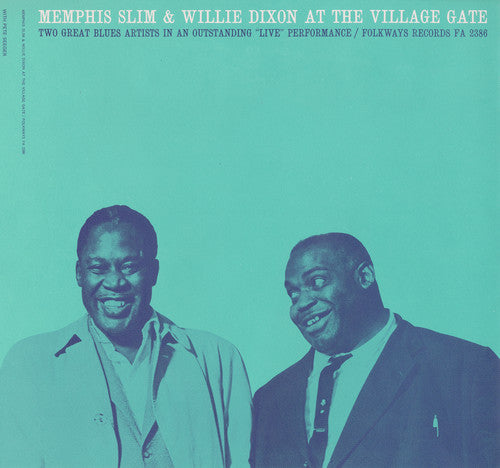 the album cover for Memphis Slim/Dixon/Seeger - At the Village Gate with Pete Seeger