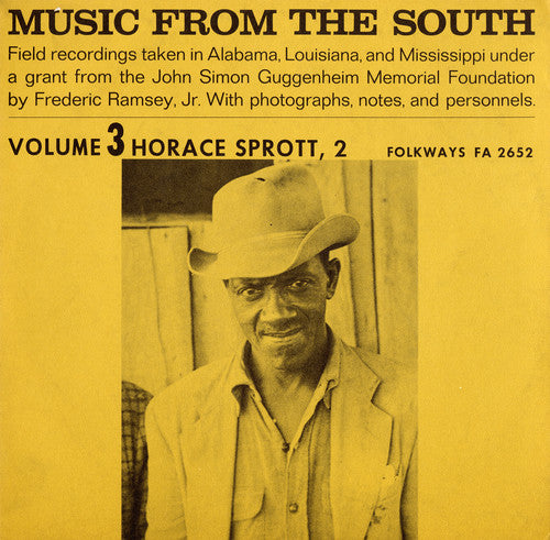 the album cover for Horace Sprott - Music from the South Vol. 3: Horace Sprott 2