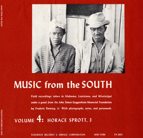 the album cover for Horace Sprott - Music from the South Vol. 4: Horace Sprott 3