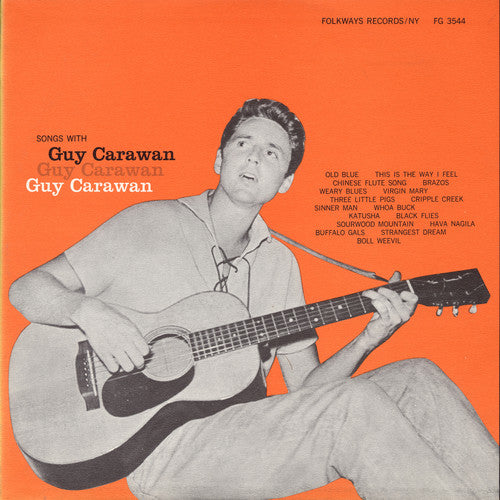 the album cover for Guy Carawan - Songs with Guy Carawan