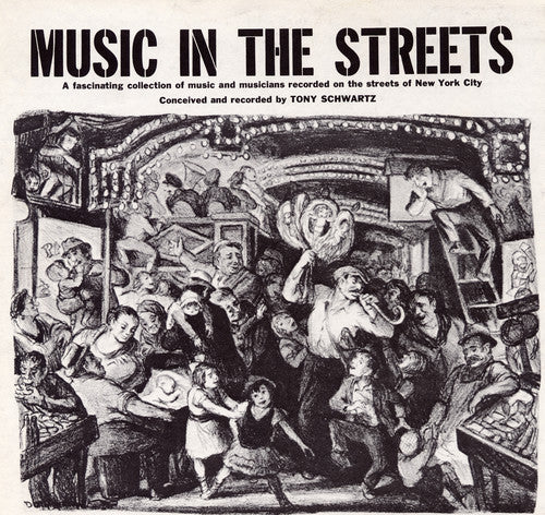 the album cover for Tony Schwartz - Music in the Streets