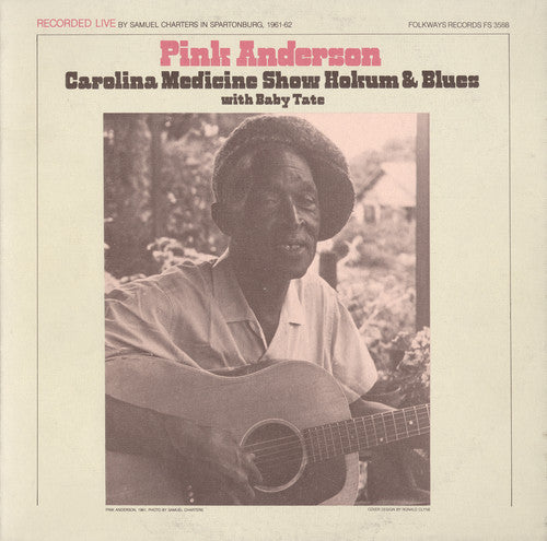 the album cover for Pink Anderson - Pink Anderson: Carolina Medicine Show Hokum