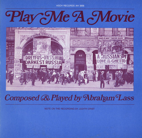 the album cover for Abraham Lass - Play Me a Movie: Piano Music to Accompany Silent