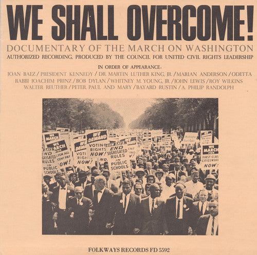 the album cover for We Shall Overcome Documentary Of The March On Was - We Shall Overcome: March / Various