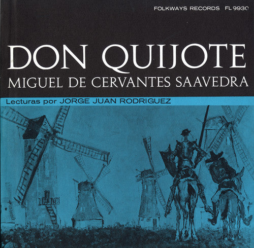 the album cover for Jorge Rodriguez Juan - Don Quijote de la Mancha: Miguel de Cervantes