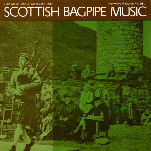 the album cover for John Maclellan A - Scottish Bagpipe Music