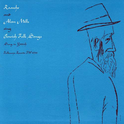 the album cover for Raasche - Raasche and Alan Mills Sing Jewish Folk Songs