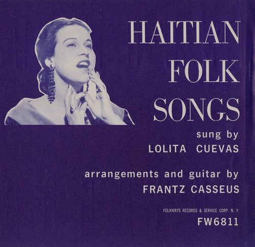 the album cover for Frantz Casséus - Haitian Folk Songs