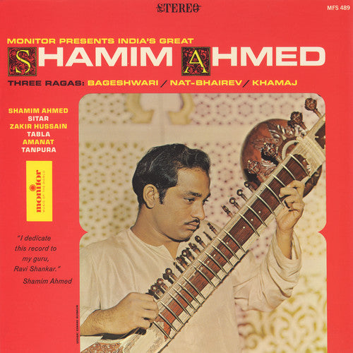 the album cover for Shamim Ahmed - India's Great Shamim Ahmed: Three Ragas