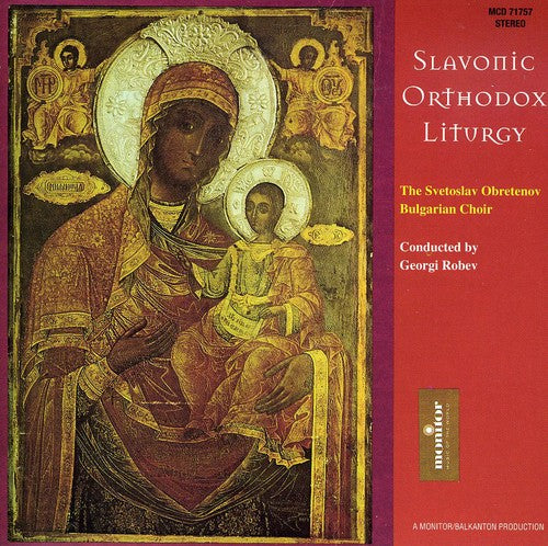 the album cover for Svetoslav Obretenov Bulgarian Choir - Slavonic Orthodox Liturgy