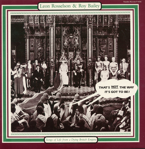 the album cover for Rosselson/Bailey - Songs of Life from a Dying British Empire