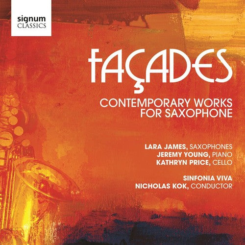 the album cover for Lara James - Facades / Various