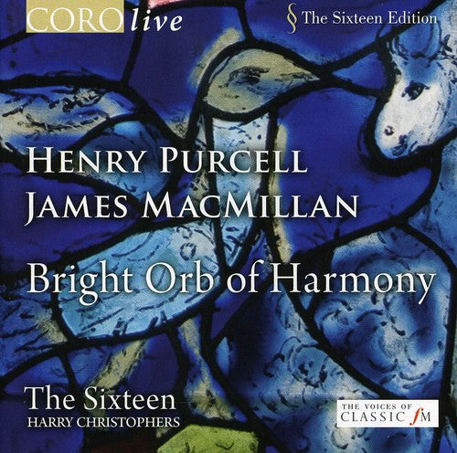 the album cover for Harry Christophers - Bright Orb of Harmony