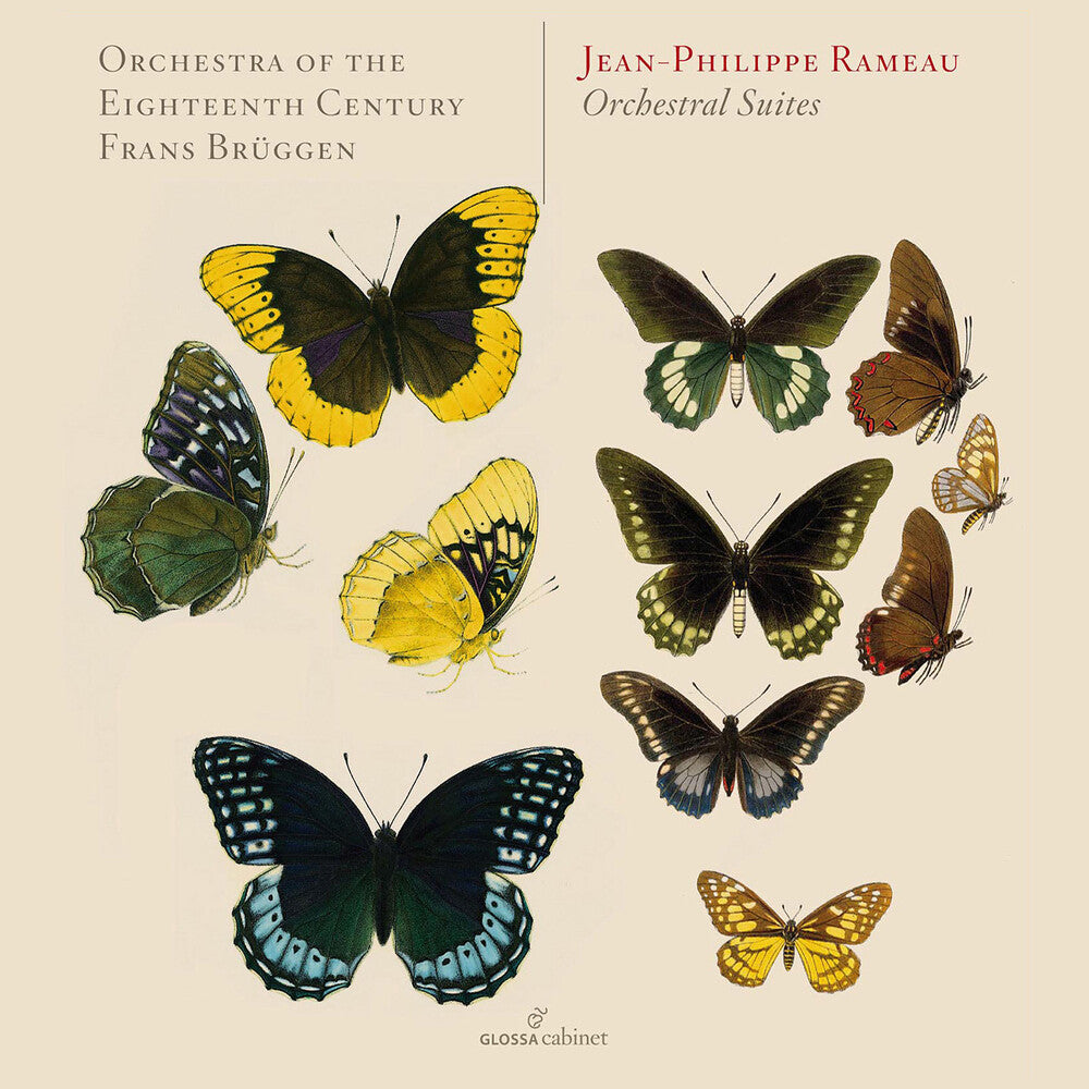 the album cover for Rameau / Orchestra Of Eighteenth Century / Bruggen - Orchestral Suites