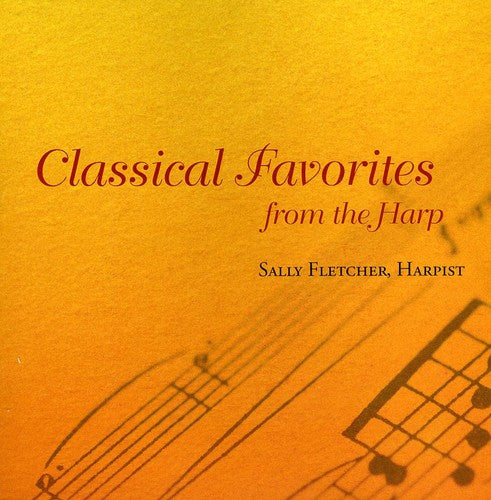 the album cover for Sally Fletcher - Classical Favorites from the Harp