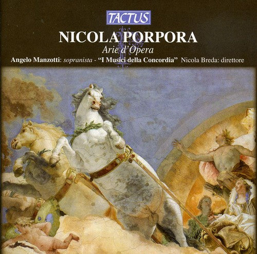the album cover for Angelo Manzotti - Opera Arias