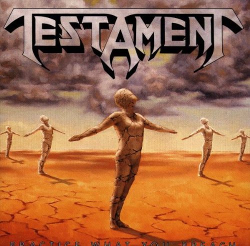 the album cover for Testament - Practice What You Preach