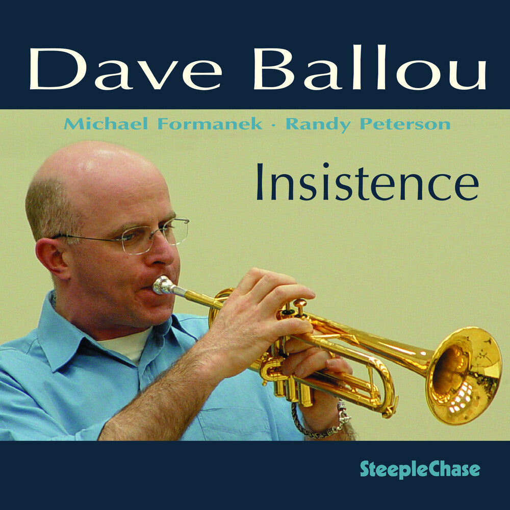 the album cover for Dave Ballou - Insistence
