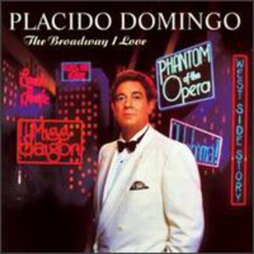 the album cover for Pl cido Domingo - On Broadway