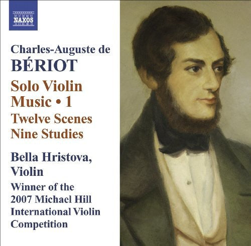 the album cover for Bella Hristova - Solo Violin Music: Twelve Scenes / Nine Studies