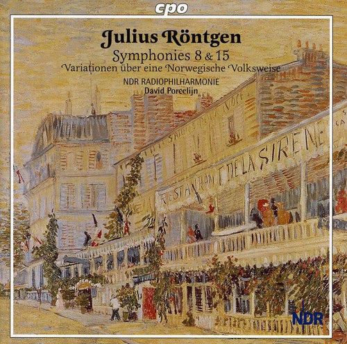 the album cover for J. RÖNtgen - Symphonies 8 & 15 / Variationen Uber Eine