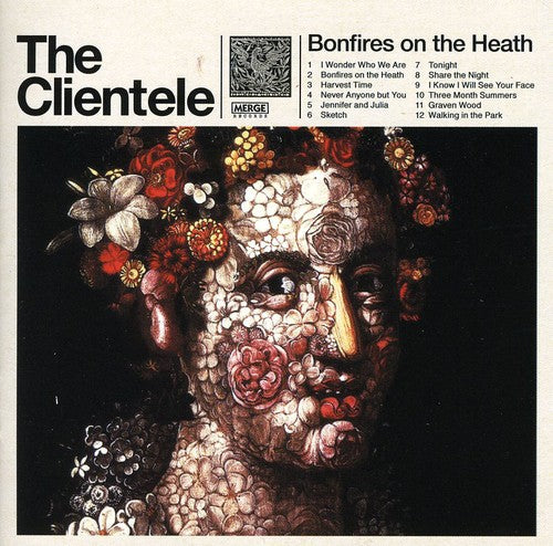 the album cover for The Clientele - Bonfires on the Heath