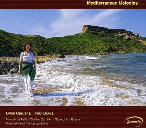 the album cover for Lydia Caruana - Mediterranean Melodies