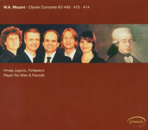 the album cover for Hrvoje Jugovic - Piano Concertos KV 449 415