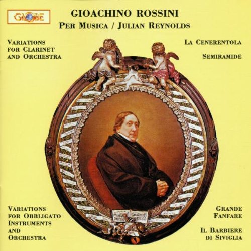the album cover for Per Musica - Variations for Clarinet & Orchestra
