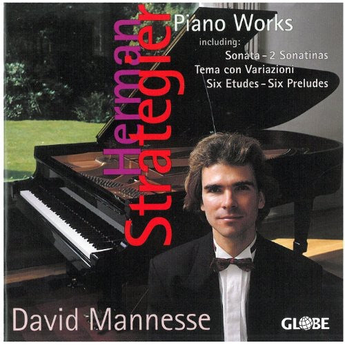 the album cover for David Mannesse - Piano Works