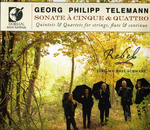 the album cover for Re'bel - Sonate a Cinque & Quattro: Quintets & Quartets