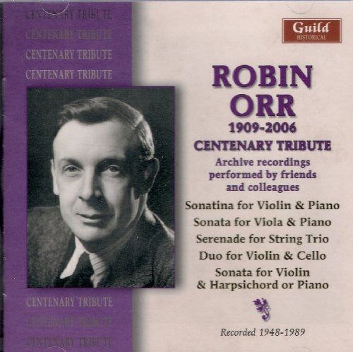 the album cover for Robin Orr - Centenary Tribute
