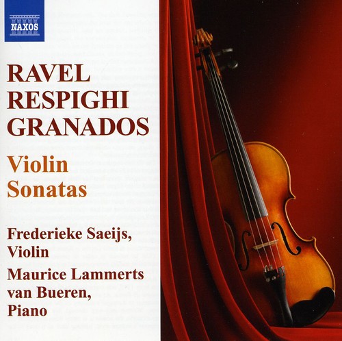 the album cover for Frederieke Saeijs - Violin Sonatas