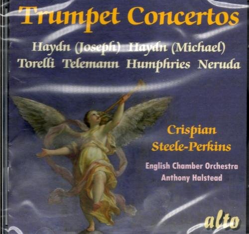 the album cover for Crispian Steele-Perkins; English Chamber Orchestra; Anthony Halstead - Six Trumpet Concertos